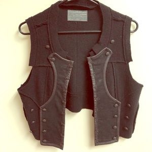 All Saints Cropped Vest